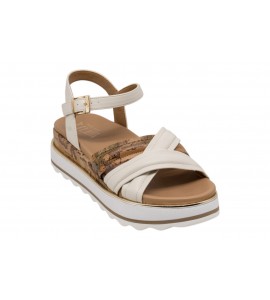 ALVIERO MARTINI sandalo 2469/0371/A630 WHITE/BEIGE GEO