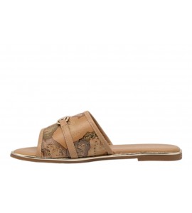 ALVIERO MARTINI ciabattina 2450/0371/B156 BEIGE GEO/CAMEL