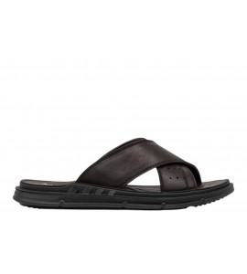 XTI uomo ciabatta 144037 pelle MARRONE