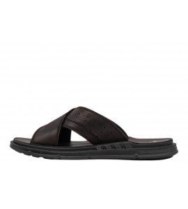 XTI uomo ciabatta 144037 pelle MARRONE