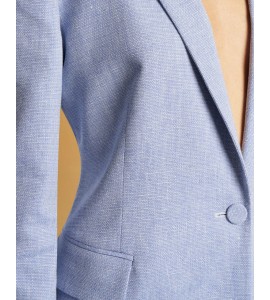 PT TORINO Giacca Fanny in lino e cotone stretch TW3FMP120STDRG280350