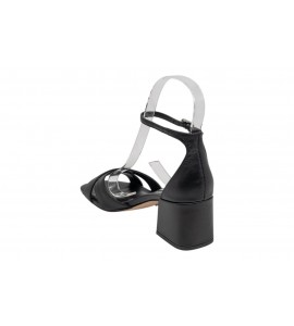 STEVE MADDEN sandalo FERGIE BLACK LEATHER