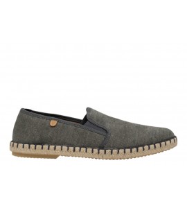 VERBENAS UOMO Espadrillas Tom MALI antracita