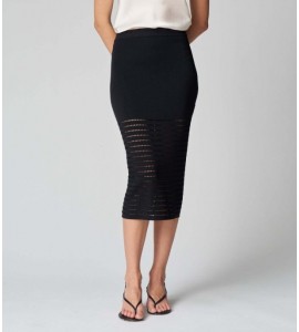JUCCA J4351018/116/003 GONNA IN MAGLIA NERO