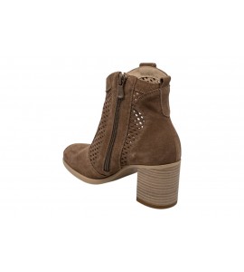 NERO GIARDINI STIVALETTO E615110D/442 VELOUR COL. MOU