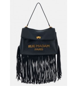 RUE MADAM PARIS 1540 LES JOURS XL FRINGES BLACK