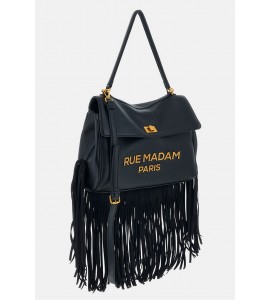 RUE MADAM PARIS 1540 LES JOURS XL FRINGES BLACK