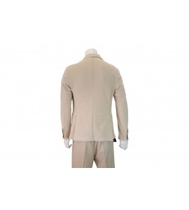 OUTFIT OUGM0002-PL0121 GIACCA MONOPETTO SABBIA
