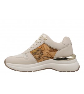 ALVIERO MARTINI SNEAKER DONNA 2434/0208/A630 WHITE/GEO BEIGE