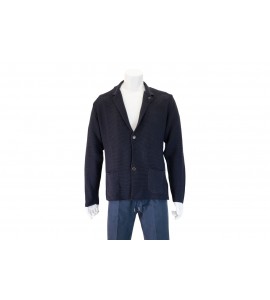 OUTFIT OUML0001-YCO0003 GIACCA MONOPETTO BLU