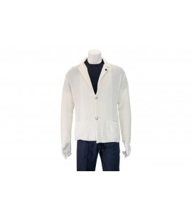 OUTFIT OUML0001-YCO0003 GIACCA MONOPETTO WHITE
