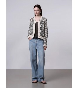 ROBERTO COLLINA Cardigan punto nocciolina 261FXA48020 ECRU