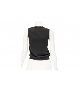 ROBERTO COLLINA 261FXA08038/09 TOP NERO