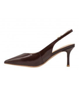 CHICONIC slingback 309.91.26VT.DKB VITELLO DARK BROWN