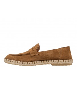 VERBENAS UOMO MOCASSINO TRACK SERRAJE muscade