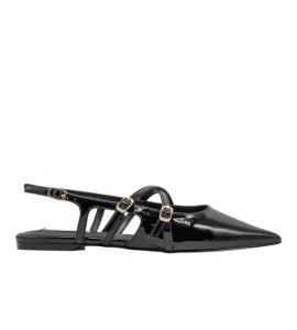 STEVE MADDEN ballerina CLIO BLK PATENT