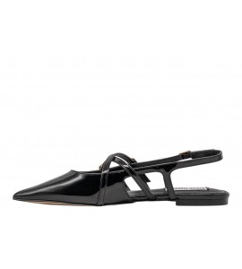 STEVE MADDEN ballerina CLIO BLK PATENT
