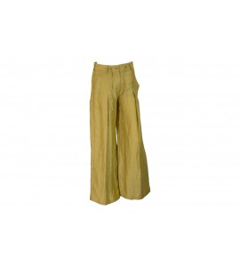 OTTOD'AME DP0009 PANTALONE CAMOMILLA