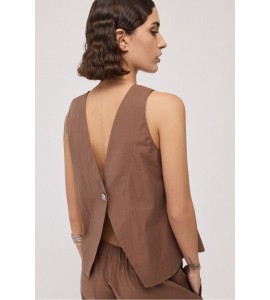 OTTOD'AME DT9268 Top con schiena scoperta