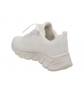 SKECHERS DONNA BOBS Sport B Flex Hi - Flying HI 117385/WHT