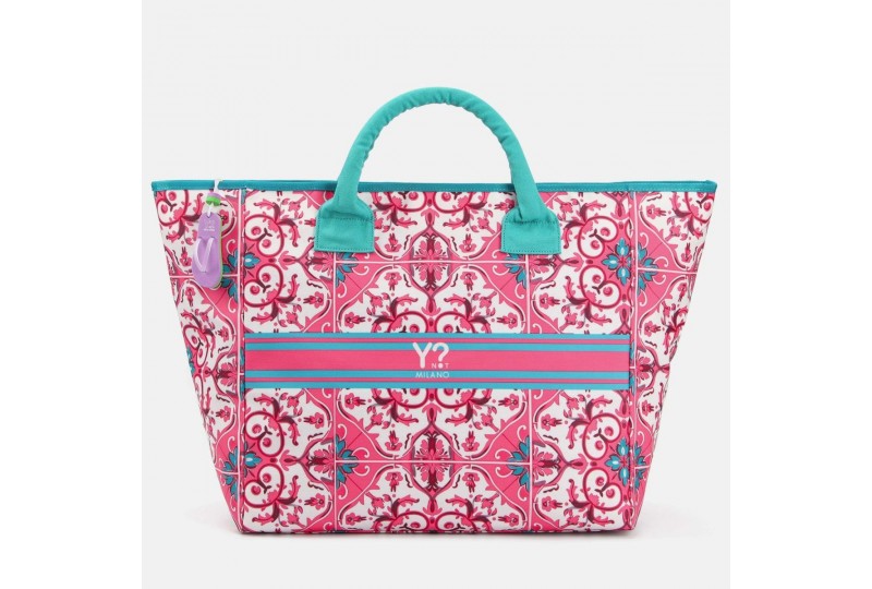 Y-NOT LPI005S6 BEACH TOTE PINK