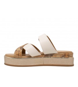 ALVIERO MARTINI CIABATTA 2493/0371/A630 OFF WHITE/BEIGE