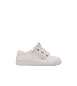 MAYORAL BIMBA 45725/010 SNEAKERS TRAFORATA BIANCO