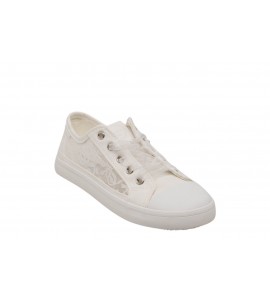 MAYORAL BIMBA 45725/010 SNEAKERS TRAFORATA BIANCO
