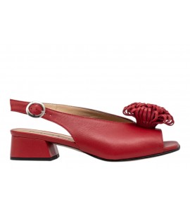 MOT-CLè slingback DS2503 NAPPA RED MOON