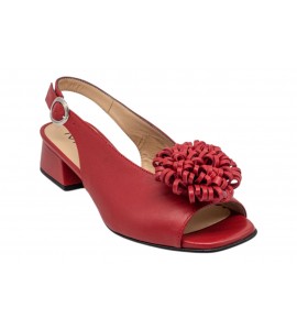 MOT-CLè slingback DS2503 NAPPA RED MOON