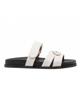 GUARDIANI CIABATTA GL61532A 098 NORA VELCRO OFF WHITE