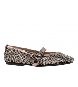 ALMA EN PENA BALLERINA CON STRASS V261255 PEWTER