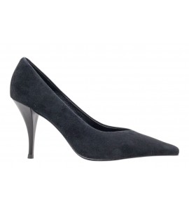 CHICONIC decollete 325.02.26CM.BLK CAMOSCIO NERO