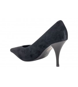 CHICONIC decollete 325.02.26CM.BLK CAMOSCIO NERO