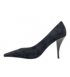 CHICONIC decollete 325.02.26CM.BLK CAMOSCIO NERO