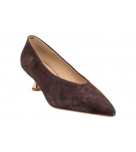 ALMA EN PENA decollete I260200 SUEDE COFFEE
