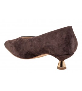 ALMA EN PENA decollete I260200 SUEDE COFFEE