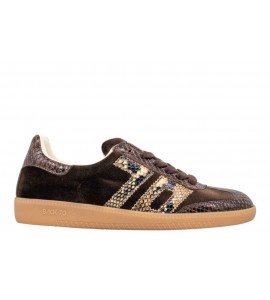 BACK 70 SNEAKER 108005-000269 VELVET COFFEE/SNAKE