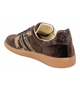 BACK 70 SNEAKER 108005-000269 VELVET COFFEE/SNAKE
