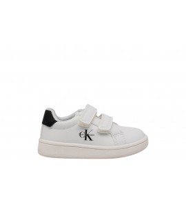 CALVIN KLEIN BAMBINO SNEAKER V1X9-83285-1355X002 WHITE/BLACK
