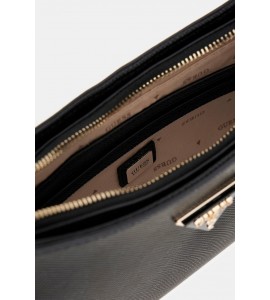 GUESS Borsa a spalla saffiano ZG967218 NOELLE II BLACK