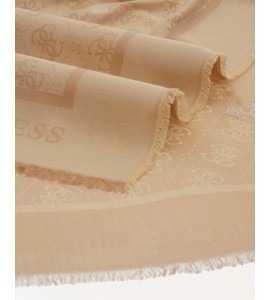 GUESS sciarpa  jacquard AW5529VIS03 BEIGE