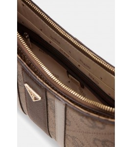GUESS Shoulder Bag SS967218 NOELLE II LATTE LOGO/BROWN