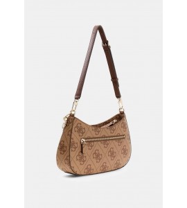 GUESS Shoulder Bag SS967218 NOELLE II LATTE LOGO/BROWN