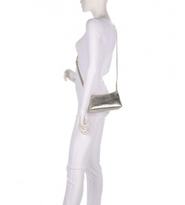 COCCINELLE BORSA E5QH0550101J84 AURA MINI PALE GOLD