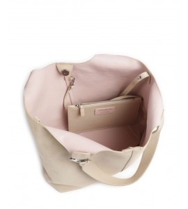 COCCINELLE E1THE110201 N64 C-EASY SUEDE SANDSHELL