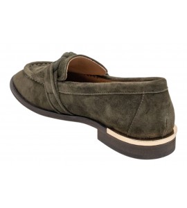 ALMA EN PENA mocassino I260123C SUEDE KHAKI