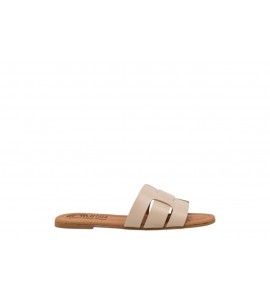 BON BON CIABATTINA BAMBINA 1011 PELLE BEIGE
