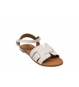 BON BON sandali 1011-C PELLE OFF WHITE