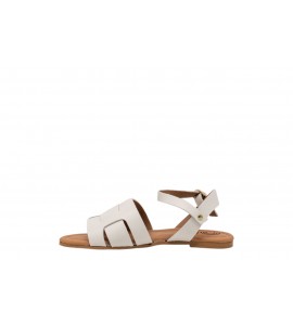 BON BON sandali 1011-C PELLE OFF WHITE